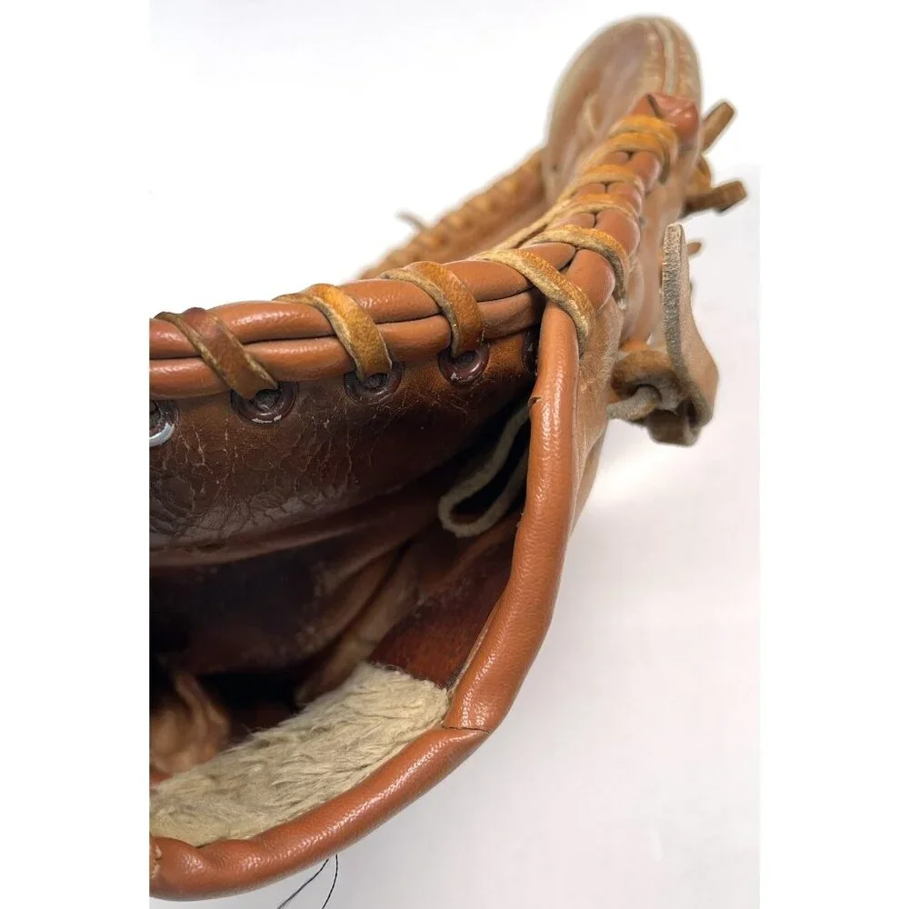 VTG DAMAX-PRO 600 EZ-Catch Pocket Top Grain Leather SOFTBALL GLOVE LHT *Read*